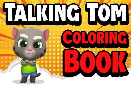 Play Online Talking Tom Coloring Books